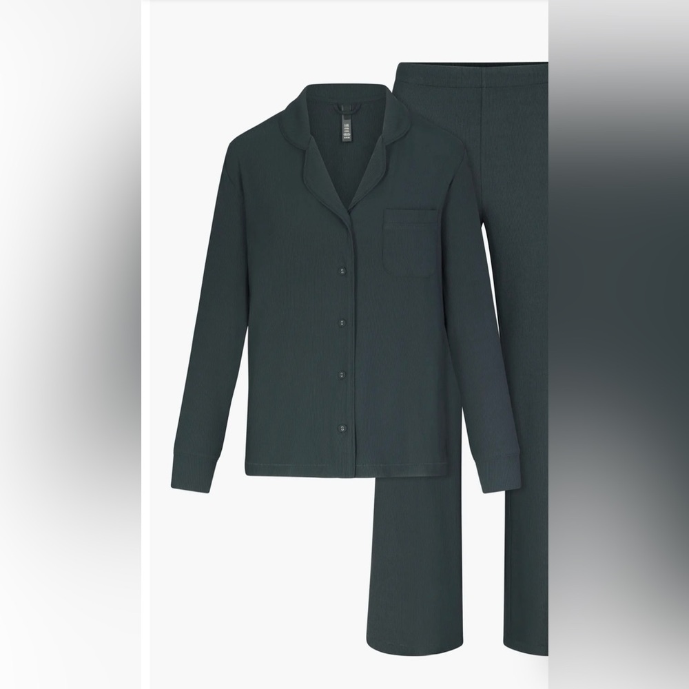 SKIMS Cypress Button-Up Pajama Set